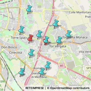Mappa Via Pietro Piffetti, 00133 Roma RM, Italia (2.23538)