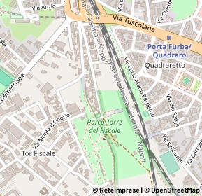 Mappa Via dell' Acquedotto Felice, 00174 Roma RM, Italia (0.25769)