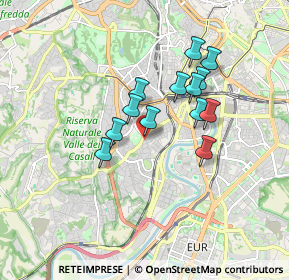 Mappa Via Ercole Bombelli, 00149 Roma RM, Italia (1.44615)