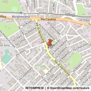 Mappa Via di Vermicino, 43, 00133 Roma, Roma (Lazio)