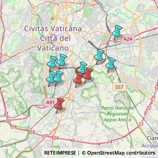 Mappa Via delle Sette Chiese, 00154 Roma RM, Italia (2.84364)