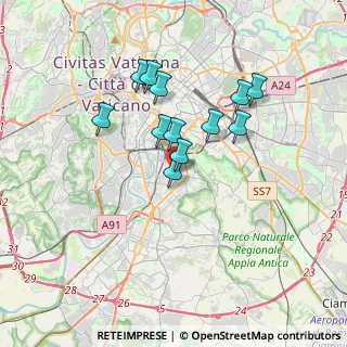 Mappa Via delle Sette Chiese, 00154 Roma RM, Italia (3.03167)
