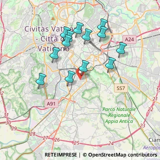 Mappa Via delle Sette Chiese, 00154 Roma RM, Italia (3.89692)
