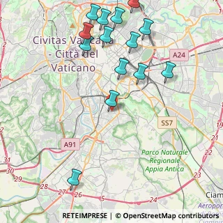 Mappa Via Giustino de Jacobis, 00154 Roma RM, Italia (5.28357)