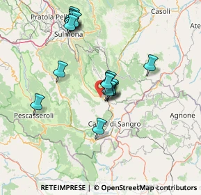Mappa Strada Comunale Barreana, 67036 Rivisondoli AQ, Italia (13.88056)
