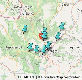 Mappa Strada Comunale Barreana, 67036 Rivisondoli AQ, Italia (10.15769)