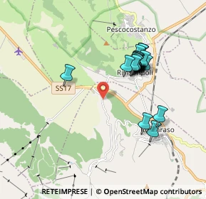 Mappa Strada Comunale Barreana, 67036 Rivisondoli AQ, Italia (1.734)