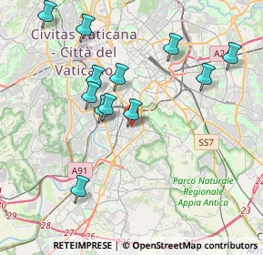 Mappa Via delle Sette Chiese, 00145 Roma RM, Italia (4.13583)