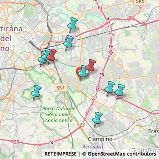 Mappa Via Filippo Serafini, 00173 Roma RM, Italia (3.95455)