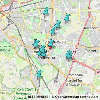 Mappa Via Filippo Serafini, 00173 Roma RM, Italia (1.68385)