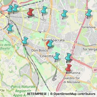 Mappa Via Filippo Serafini, 00173 Roma RM, Italia (3.01857)