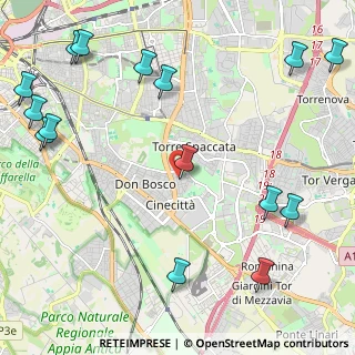 Mappa Via Filippo Serafini, 00173 Roma RM, Italia (3.25067)