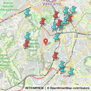 Mappa Via Antonio Dionisi, 00151 Roma RM, Italia (2.61167)