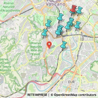 Mappa Via Antonio Dionisi, 00151 Roma RM, Italia (2.37214)