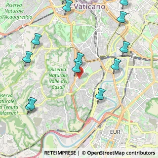 Mappa Via Antonio Dionisi, 00151 Roma RM, Italia (2.88231)