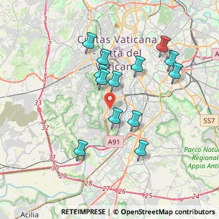 Mappa Via Antonio Dionisi, 00151 Roma RM, Italia (3.75)