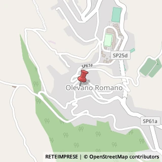 Mappa Via del Municipio, 35, 00035 Olevano Romano, Roma (Lazio)