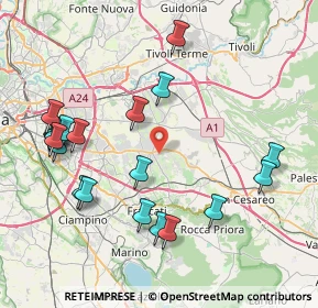 Mappa Via di Quarto Grande, 00100 Roma RM, Italia (9.5675)