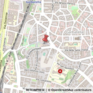 Mappa Via delle Sette Chiese, 56, 00145 Roma, Roma (Lazio)