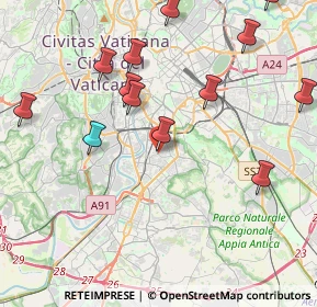 Mappa Via di Vigna Pozzi, 00145 Roma RM, Italia (5.49067)