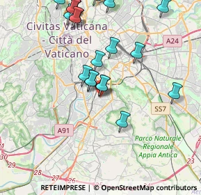 Mappa Via Pomponia Grecina, 00145 Roma RM, Italia (4.5945)