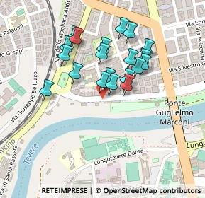 Mappa Lungotevere degli Inventori, 00146 Roma RM, Italia (0.2015)