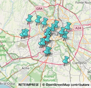 Mappa Via Portuense, 00149 Roma RM, Italia (5.54)