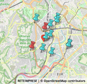 Mappa Via Portuense, 00149 Roma RM, Italia (1.48917)