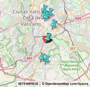 Mappa Via Giovannipoli, 00145 Roma RM, Italia (2.5175)