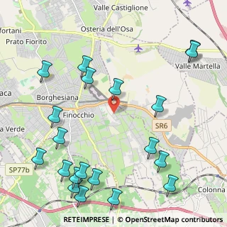 Mappa Via di Valle Santa Maria, 00132 Roma RM, Italia (2.981)