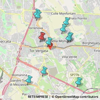 Mappa Via Giovanni Treccani, 00133 Roma RM, Italia (2.2475)