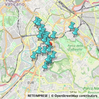Mappa Via San Lorenzo da Brindisi, 00154 Roma RM, Italia (1.422)