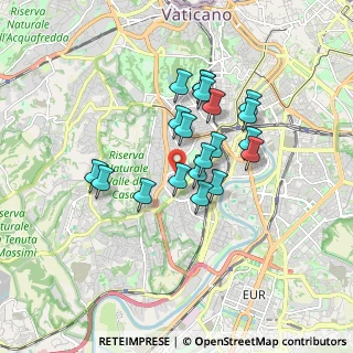 Mappa Via Dionisi Antonio, 00151 Roma RM, Italia (1.4625)