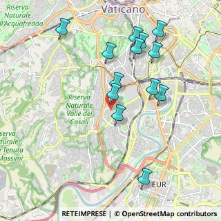 Mappa Via Dionisi Antonio, 00151 Roma RM, Italia (2.12923)