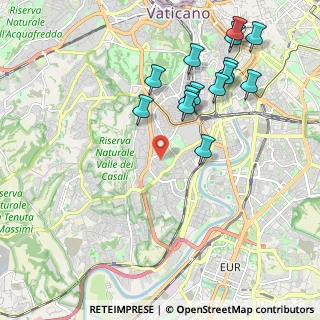 Mappa Via Dionisi Antonio, 00151 Roma RM, Italia (2.33071)