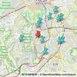 Mappa Via Dionisi Antonio, 00151 Roma RM, Italia (2.11083)