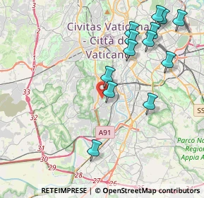 Mappa Via Dionisi Antonio, 00151 Roma RM, Italia (4.75846)