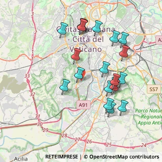 Mappa Via Dionisi Antonio, 00151 Roma RM, Italia (4.212)