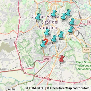 Mappa Via Dionisi Antonio, 00151 Roma RM, Italia (4.21636)