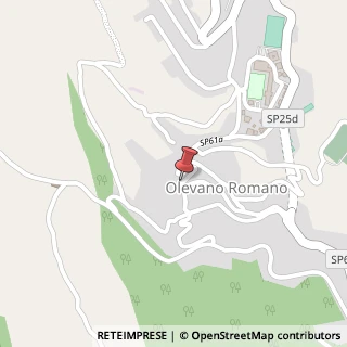 Mappa Via Cavour, 6, 00035 Olevano Romano, Roma (Lazio)