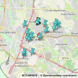 Mappa Via Angelo Salmoiraghi, 00133 Roma RM, Italia (1.71842)