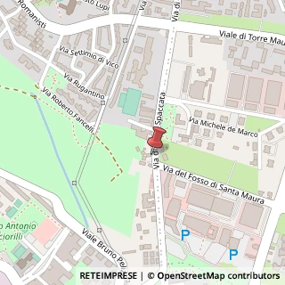Mappa Via di Torre Spaccata, 129, 00169 Roma, Roma (Lazio)