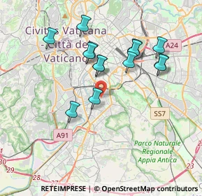Mappa Via Carlo Randaccio, 00154 Roma RM, Italia (3.62714)