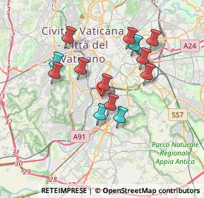 Mappa Via Giovanni Maria della Torre, 00146 Roma RM, Italia (3.38615)