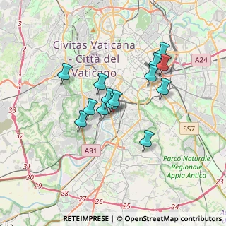 Mappa Via Giovanni Maria della Torre, 00146 Roma RM, Italia (2.88786)