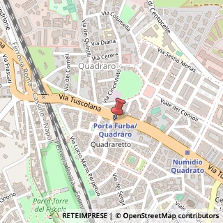 Mappa Via Tuscolana, 812/816, 00174 Roma, Roma (Lazio)