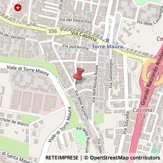 Mappa Piazza delle Starne, 4, 00169 Roma, Roma (Lazio)