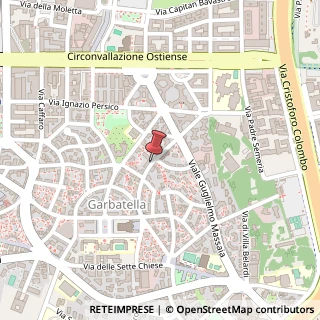 Mappa Via Marconi, 18, 00154 Roma, Roma (Lazio)