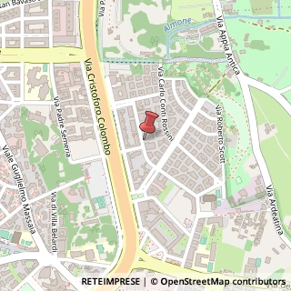 Mappa Via Giacomo Trevis, 44, 00147 Roma, Roma (Lazio)