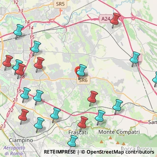 Mappa Via Militello, 00132 Roma RM, Italia (6.515)